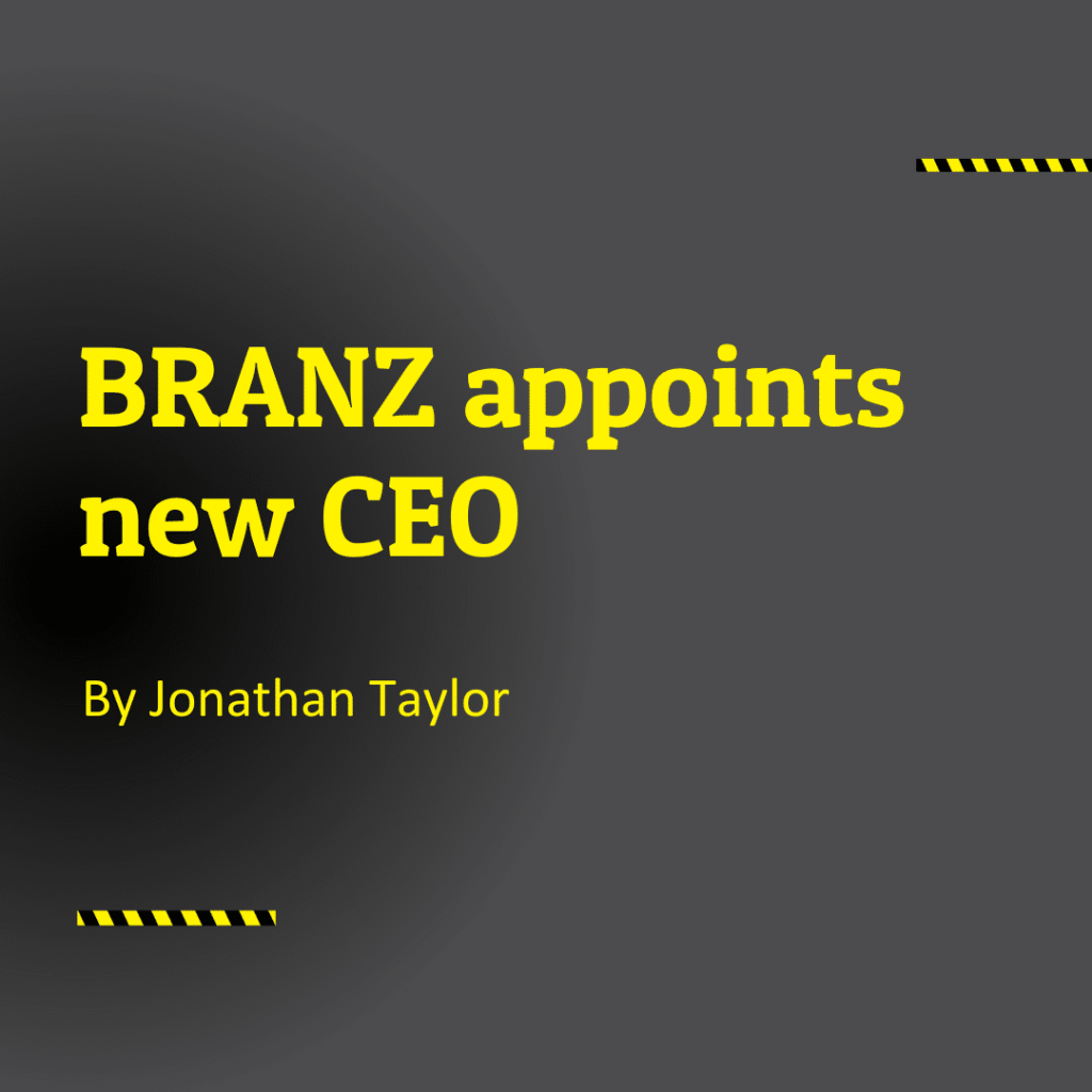 BRANZ appoints new CEO