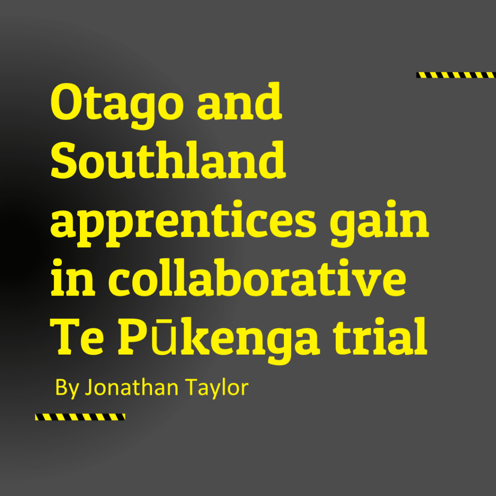 Otago and Southland apprentices gain in collaborative Te Pūkenga trial